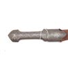 Image 3 : Antique silver decorated Persian dagger in velvet covered scabbard Est:$100-200