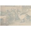 Image 3 : 1903 steel engraved print of golfers at the barber shop