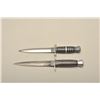 Image 2 : Lot of 2 stiletto type fighting knives 1940s-1960s Othello and