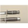 Image 3 : Lot of 2 stiletto type fighting knives 1940s-1960s Othello and