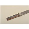 Image 7 : Excellent made R.S. Giles spear point belt knife with stag