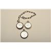 Image 1 : Hamden Watch Co. silver case open face pocket with chain.