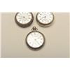 Image 2 : Hamden Watch Co. silver case open face pocket with chain.