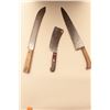 Image 3 : 3 Antique Butcher Knives, 1 in box, little Injun Line.