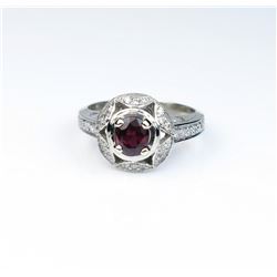 RUBY  DIAMOND RING