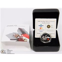 RCM 2008 SILVER  LOONIE COLOURED