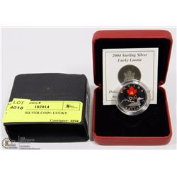 RCM 2004 SILVER COIN: LUCKY LOONIE