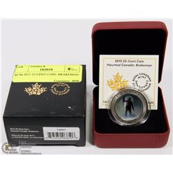 RCM 2015 25-CENT COIN: BRAKEMAN