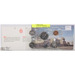 1976 CANADIAN 6 COIN UNCIRCULATED SET WITH COA