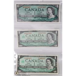 UNC 1967 CENTENNIAL BILLS SET