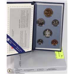 1994 CANADIAN 6 COIN SPECIMEN SET IN RCM