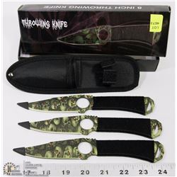 NEW 3PC 8" KNIFE SET