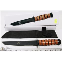 NEW MARINE CORPS HUNTING KNIFE WITH SHEATH