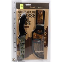 NEW OLYMPIA EDGE HUNTING KNIFE WITH SHEATH