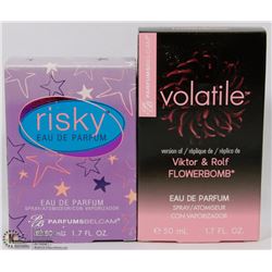 LOT OF 2 OUR VERSION OF RISKY AND VIKTOR & ROLF