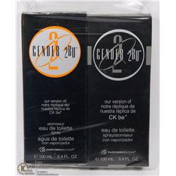 LOT OF 2 OUR VERSION OF "CK BE" EAU DE TOILETTLE