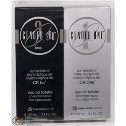 LOT OF 2 OUR VERSION OF "CK BE & CK ONE" EAU DE