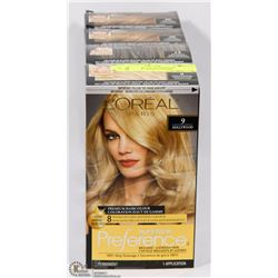LOT OF 4 LOREAL SUPERIOR PREFERENCE  HAIR COLOR
