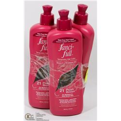LOT OF 3 FANCI-FULL TEMPORARY HAIR COLOR, #21