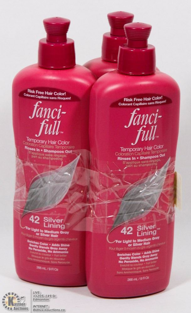 Lot Of 3 Fanci Full Temporary Hair Color 42