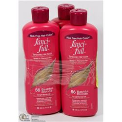 LOT OF 3 FANCI-FULL TEMPORARY HAIR COLOR, #56