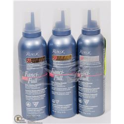 LOT OF 3 ROUX FANCI-FULL COLOR STYLING MOUSSE