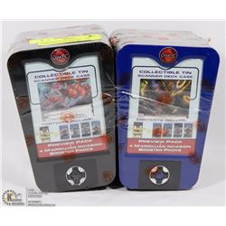 PAIR OF SEALED CHAOTIC CARD GAME 2009 SCANNER TIN