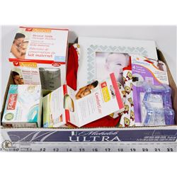 FLAT OF NEW ASSORTED BABY ITEMS