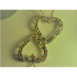 #11-STERLING SILVER PERIDOT, CITRINE OR WHITE