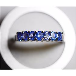 #24-STERLING SILVER TANZANITE VIOLET RING