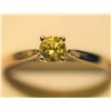 Image 1 : #31-14KT WHITE GOLD DIAMOND 0.20CT ROUND