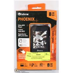BORNE PHOENIX VIDEO MP3 PLAYER,TOUCH SCREEN
