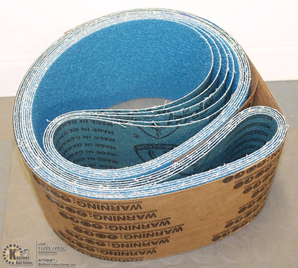 KLINGSPOR SANDING BELTS 6X79" CS411Y 36 GRIT
