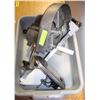 BUSPAN WITH NEMCO HAND CRANK SLICER AND CAN OPENER