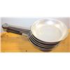 LOT OF SIX 10" FRYING PANS
