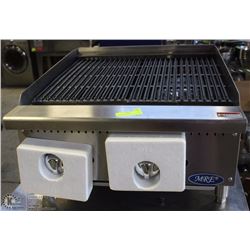 ME#4) MRE HEAVY DUTY COUNTER TOP CHAR BROILER,