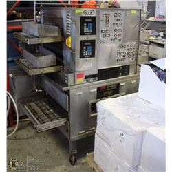 CTX ELECTRIC DUAL CONVEYOR PIZZA OVEN MOUNTED ON