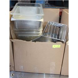 LARGE BOX FULL OF INSERTS AND BILL TRAYS