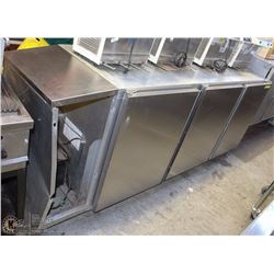 3 DOOR UNDER COUNTER REFRIGERATOR 100"X40"