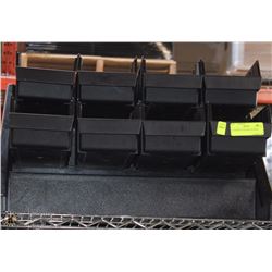 CONDIMENT HOLDER AND BINS 25" WIDE