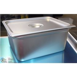 ME#9) S/S FOOD PAN HALF SIZE 6" DEEP