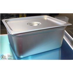 ME#9) S/S FOOD PAN HALF SIZE 6" DEEP