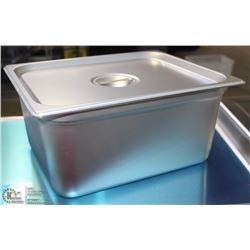 ME#9) S/S FOOD PAN HALF SIZE 6" DEEP