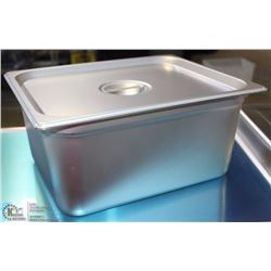ME#9) S/S FOOD PAN HALF SIZE 6" DEEP