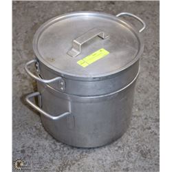 10 QT DOUBLE POT WITH LID.