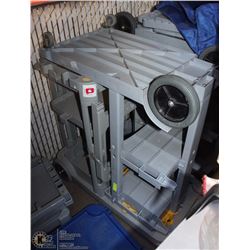 LOT OF 2 JANITORIAL CARTS