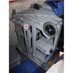 LOT OF 2 JANITORIAL CARTS