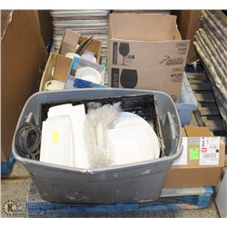 PALLET OF ASSORTED DISHWARE