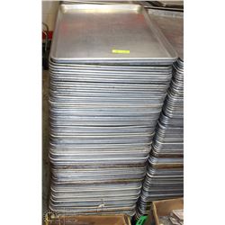 LOT OF 100 BAKING SHEET TRAYS
