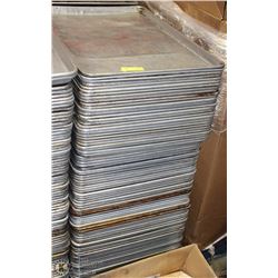 LOT OF 100 BAKING SHEET TRAYS